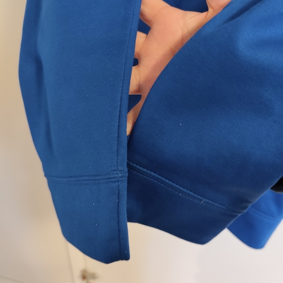 Nike SB Hoodie Boys Large Blue Orange Swoosh Logo Full Zip Sweatshirt - Picture 9 of 10